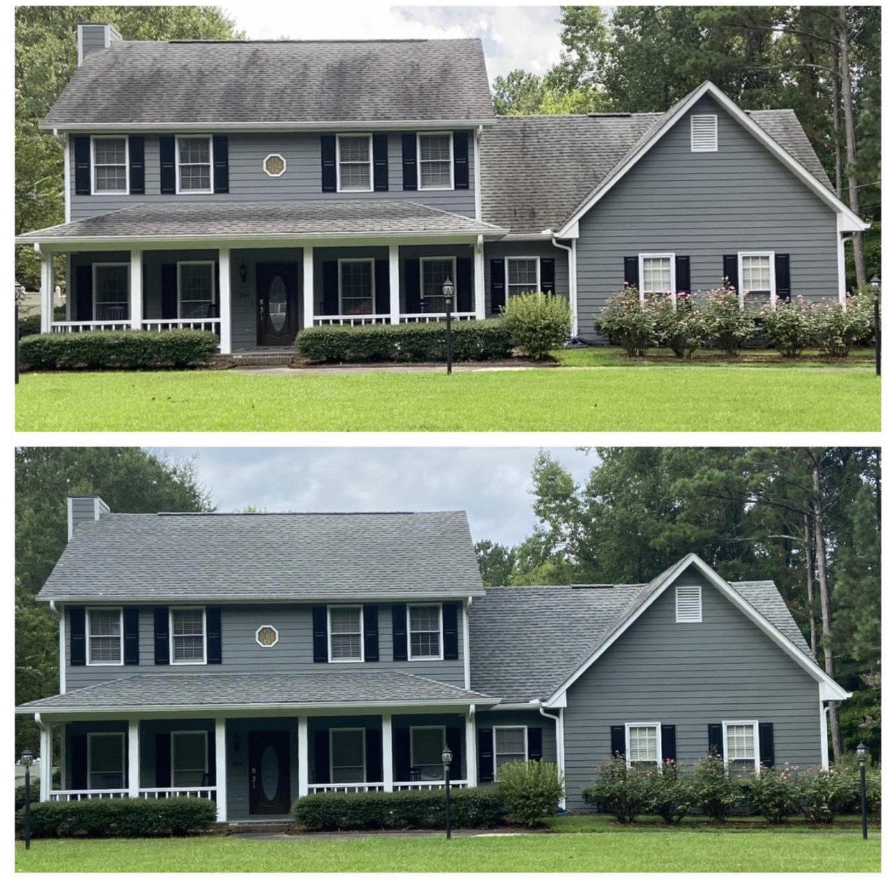 Perfect Roof Washing Service Completed in Midland, GA